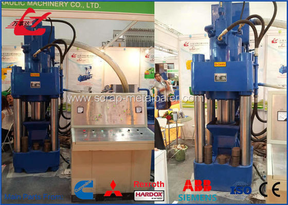 주문 가득 차있는 자동적인 구리 톱밥은 분말 단광법 압박 기계 30kW 모터를 잘게 썹니다 online manufacture