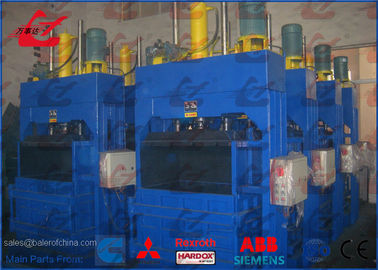 15kW 마분지 쓰레기 압축 분쇄기 포장기 기계, 시멘스 모터 폐지 압박 기계