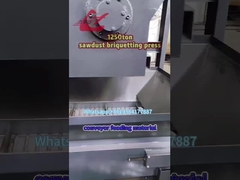 WANSHIDA 1250톤 알루미늄/구리/금속/주철 칩 톱밥 브리켓 프레스 기계