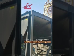 1250톤 강철 파편 칩 알루미늄 주철 금속 톱밥 브리켓 압착기