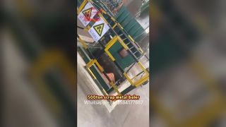 500톤 구리 칩용 고철 포장기 프레스를 고밀도 베일로 나르는 것