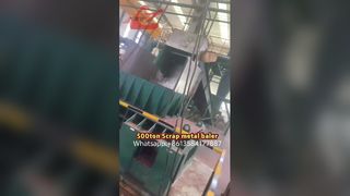 500ton 높은 프레스 힘 구리 톱밥을 위한 고철 나르는 프레스 기계