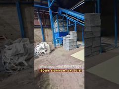 160ton 알루미늄 캔 나르는 프레스 포장기 기계